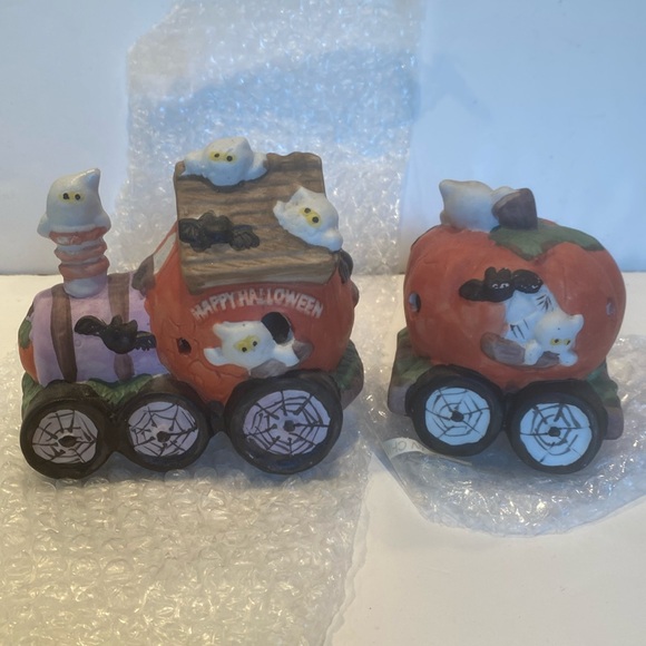 Vintage Ceramic Pumpkin Train - Picture 1 of 9